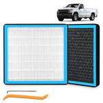 CF11809 HEPA Cabin Air Filter Compatible with Chevy GMC & Cadillac, Silverado Tahoe Suburban Sierra Yukon Escalade OEM Replaces #22808781/23281440 Car AC Cabon Air Filters