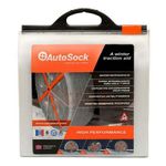 AutoSock 870 Tire Snow Socks for Car, SUV, & Pickup - Better Alternative to Tire Chains (Pack of 2)