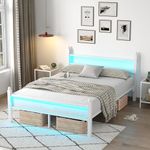 CollaredEagle Full Bed Frame with H