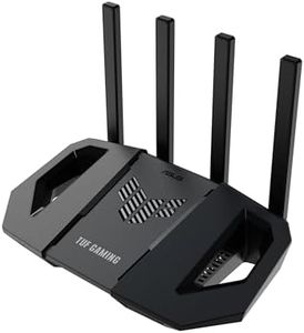 ASUS TUF Gaming BE3600 Dual Band WiFi 7 Router, 2.5Gbps Port, Mobile Game Mode, Subscription-Free Security, Mesh WiFi Support, Gear Accelerator, Adaptive QoS, Port Forwarding, Mobile Tethering