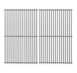 Votenli S563SB (2-Pack) Stainless Steel Cooking Grid Grates for Select Gas Grill Models by Jenn-Air 720-0336, 720-0163 Nexgrill and Others (19 1/4" x 25 7/8")