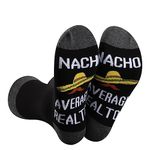 BDPWSS Realtor Socks Real Estate Agent Appreciation Gift Realtor Closing Gift Nacho Average Realtor Novelty Socks (Nacho Realtor socksCA)