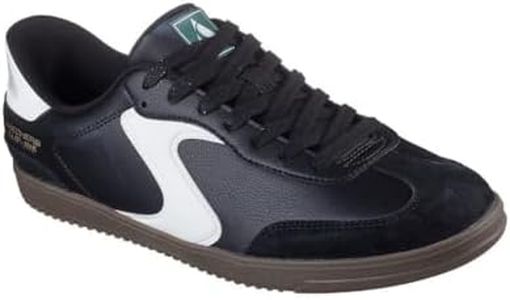 Skechers Men's Slip-Ins: Hotshot - Relegate Sneaker, Wide Fit - Black/White, US 9.5