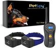 PetSpy P620 Dog Training Shock Collar for Dogs with Vibration, Electric Shock, Beep; Rechargeable and Waterproof Remote Trainer E-Collar - 10-140 lbs (Two Dogs)