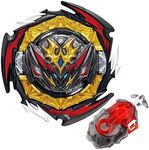 Battling String Launcher, Dynamite Belial Top Burst Launcher Set, DB Launcher Left and Right Spin Launcher Compatible with All Bey Burst Series - Gray