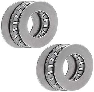 uxcell TC1018 Thrust Needle Roller Bearings with Washers 5/8" Bore 1-1/8" OD 5/64" Width 2pcs