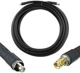 Bolton400 Jumper Cable (BT512464) - LMR®400 Equivalent Coaxial Cable 30ft - Heavy Duty Ultra Low Loss Coax Cable 50ohm - SMA male to SMA female - 30 feet Black - For Home and Commercial Signal Booster