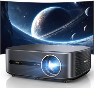 [1000 ANSI & Audio by DBX-TV] Alvar 4K Projector with WiFi 6 and Bluetooth, 30W Speakers, Netflix Certified & DoIby Audio Outdoor Proyector, Auto Focus Native 1080P Smart Projector, Black