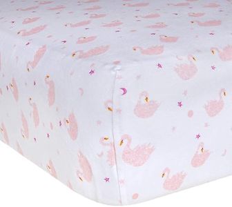 Burt's Bees Baby - Fitted Crib Sheet, Girls & Unisex 100% Organic Cotton