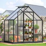6×4FT Greenhouse for Outdoors, Walk