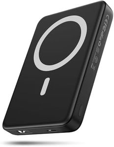 HAIARA for Magsafe Battery Pack, 10000mAh Magnetic Portable Charger with USB C Cable 20W PD Fast Charging, Slim & Lightweight Wireless Power Bank for iPhone 16/15/14/13/12 Series