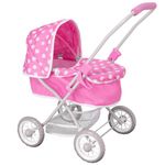 Dolly Tots Cutie Pram | Childrens Pushchair With Removable Apron & Adjustable Hood | Lightweight Folding Travel System With Matching Bag | Under-seat Shopping Basket Storage Travel System | 3+