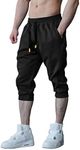 FIRSTGYM Mens Joggers Casual Shorts