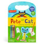 Educational Insights Pete The Cat Papercraft Paper Doll Coloring Set, 100 Outfits, Boys & Girls Ages 3+