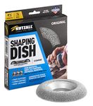 Kutzall Original Shaping Dish - Coarse, 4-1⁄2" (114.3mm) Dia. X 7⁄8" (22.2mm) Bore - Woodworking Angle Grinder Attachment for DeWalt, Bosch, Milwaukee, Makita. Abrasive Tungsten Carbide, DW412O390