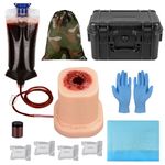 Gunshot Wound Packing Trainer Kit, Stop The Bleed Training Kit, Bleed Control Kit for Medical Classes