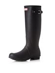 HUNTER Women's Boots Original Tall Snow Rain Waterproof Boots 5-10, Black, 8
