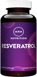 MRM Nutrition Resveratrol | 100mg Natural Trans-resveratrol | Antioxidant | Gluten-Free + Vegan | 60 Servings