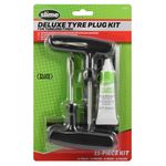 Slime 2040-5 Tire Repair Plug Kit, Deluxe, Contains Strings, Tools and Glue, 11 Pieces
