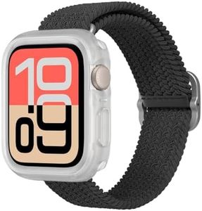 RHINOSHIELD Bumper Case Compatible with Apple Watch SE 3 / SE 2 / SE/Series 6/5 / 4 (44mm) | Slim Protective Case, Lightweight and Shock Absorbent - Transparent