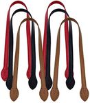 SUPVOX Lady Parts 6pcs 24 Leather Purses Straps Leather Bag Handles Replacement Purse Straps Handbag Bag Wallet Straps (Red Black and Yellow Brown- Each Color 2pcs) Women's Crossbody Handbags