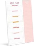 Bliss Collections Magnetic Meal Planner Note Pad, 50 Sheets - Shades of Pink 6 x 9 To Do List and Organizer for Groceries, Meal Prep, Notes, Tasks to Keep You Organized, Easy Tear-Off Sheets Notepad