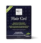 New Nordic Hair Gro | Hair Growth Tablets | Biotin & Palm Fruit Extract Tocotrienols for Natural Regrowth | Swedish Made | 60 Count (Pack of 1)