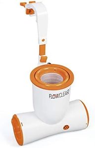 Bestway Écumoire suspendue 2 en 1 Flowclear Skimatic, multicolore, combinaison de pompe filtrante 3,974 l/h