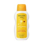 Weleda Baby Body Lotion, Calendula Moisturiser, Moisturising Cream for Baby, Delicate Skin, Dermatologically Tested, Gentle Protection, Developed by Professionals, 200ml
