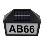 Solar Address Sign For Mailbox