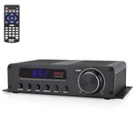 Pyle Amplifier - Wireless Bluetooth Home Audio System - 100W 5.1 Channel Home Theater Power Stereo Receiver w/HDMI, AUX, FM Antenna, Subwoofer Speaker Input, 12V Adapter