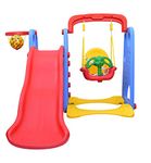 HerHome Slide and Swing Combo for Kids - Garden Slider & Swing Combo - for Boys and Girls (Super Wavy Jumbo Combo)