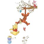 RoomMates RMK2463GM Winnie The Pooh Swinging for Honey Peel and Stick Giant Wall Decals, 1-Pack