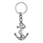 dooziegifts Ship Wheel Anchor Metal Keychain & Keyring for Bikes Cars Bags Home Cycle Men Women Boys and Girls