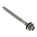 TechFast Composite Sheet to Timber Roofing Screws | 6.3 x 80mm | Elementech | Box 100