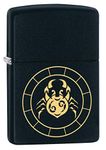 Zippo Cancer Zodiac Sign Black Matte Pocket Lighter