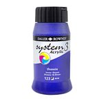 Daler-Rowney System3 Acrylic Paint, Plastic Pot, 16.91oz - 500 ml, Ultramarine Blue