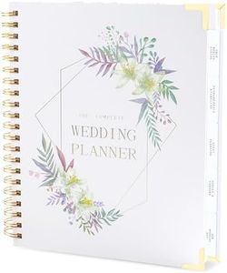 JUNART Wedding Planner for Bride-11"×9" Hardcover Wedding Planning Book and Organizer, Engagement Gift to Future Couples/Newlyweds, Covers All Wedding Details