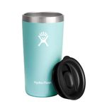 HYDRO FLASK - All Around Tumbler 355 ml (12 oz) with Closable Spill Proof Press-In Lid - Stainless Steel Double Wall Vacuum Insulated - BPA-Free - Dew