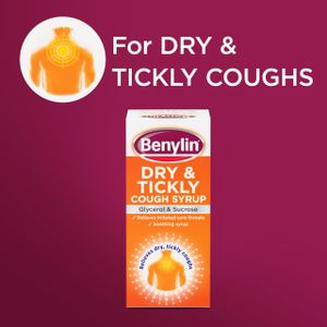 Benylin Dry & Tickly Cough Syrup, 300ml – Adult & Child Cough Relief