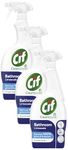 Cif Power & Shine 100% soap scum & limescale removal Bathroom Spray for cleaning ceramic, chrome, enamel, plastic, and stainless-steel surfaces 700 ml (Pack of 3)