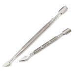 Malva Belle Nail Cuticle Pusher & Spoon Nail Cleaner Tool Set – Professional Stainless Steel Cuticle Remover Kit, Cutter and Trimmer Manicure and Pedicure Tools