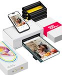 Liene 4x6'' Photo Printer, Phone Printer 100 Sheets, Full-Color Photo, Portable Instant Photo Printer for iPhone Android, Thermal Dye Sublimation, Wi-Fi Picture Printer 100 Papers & 3 Cartridges