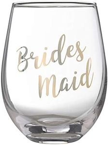 Lillian Rose Gold Bridesmaid Stemless Wine Glass