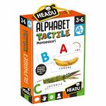 Alphabet Tactile French Language Game Eduational Puzzle for Learning to Read at The Age of Three Inspired by Montessori Schools