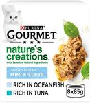 GOURMET Nature's Creations Fish Wet Cat Food 8x85g