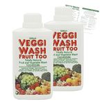 Veggi Wash Fruit Too Concentrate Vegetable Cleaning Liquid Bundle 2 x 500ml For Safe Non Toxic Cleaning of Fruit and Vegetables Including Veggi Wash How to Use Leaflet Insert (2)