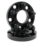 Wheel Accessories Parts Set of 2 Hub Centric Wheel Spacers Adapters 5x4.50 to 5x4.50 (5x114.3 to 5x114.3) with 70.50 Center Bore 20mm Thickness 1/2x20 Thread