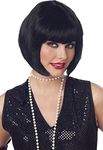 California Costumes 125588 Flapper Wig- Black