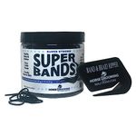 Healthy Haircare Product-Super Bands- Black 1/4 Pound